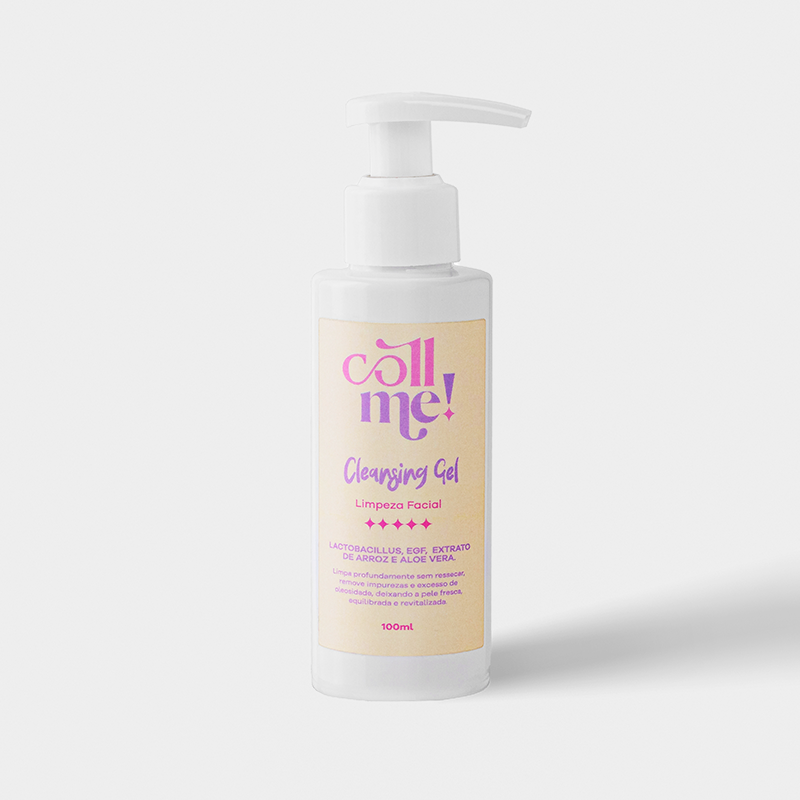 Cleansing Gel com Lactobacillus, EGF e Extrato de Arroz