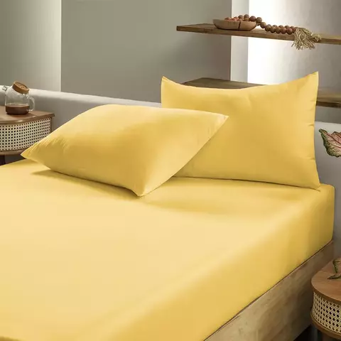 Jogo de Cama 100 FIOS (Lençol + Fronha) | 100% Algodão