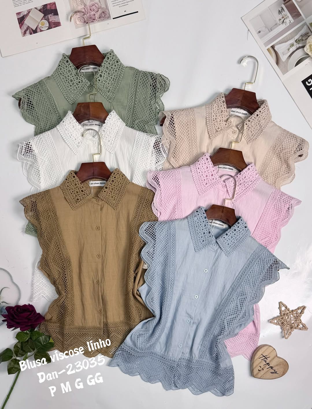Blusa Rendada Linda