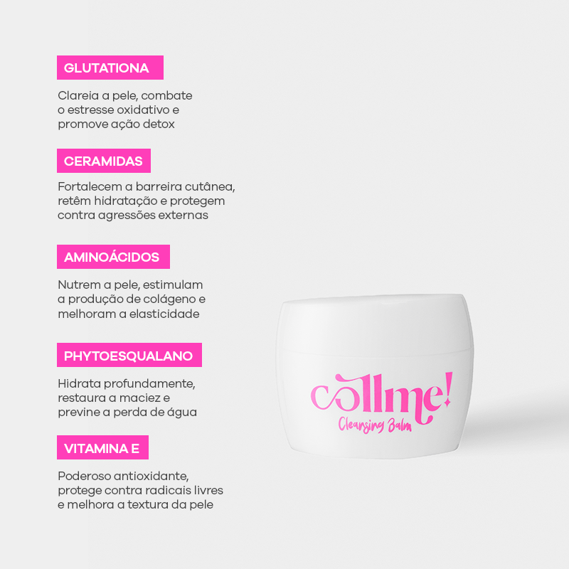 Cleansing Balm com Ceramidas e Vitamina E