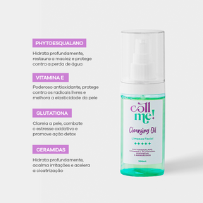 Cleansing Oil com Ceramidas e Vitamina E